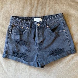 High Waisted Jean Shorts